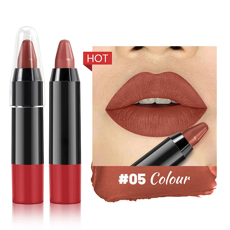 Matte Brown Lip Liner Pencil Lip Outline Contouring Lasting Waterproof Lipstick Crayon Moisturize Lip Balm Cosmetics New