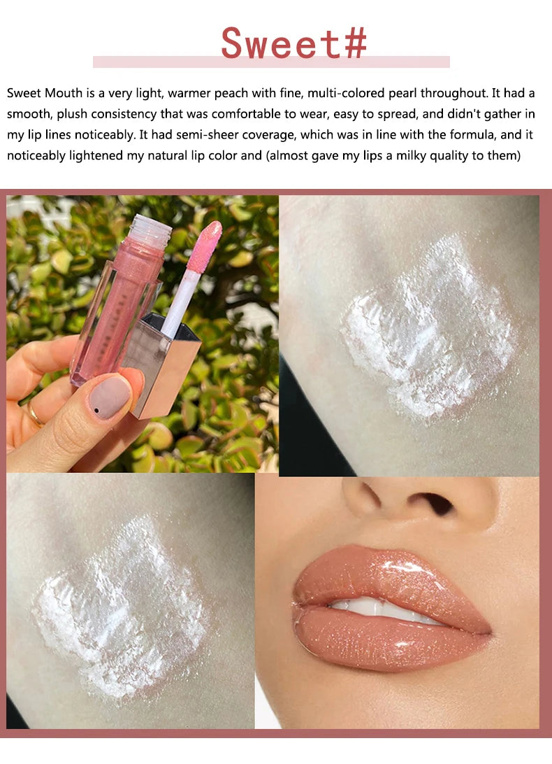 FB Gloss Bomb Cream Color Drip Lip Cream&Heat Makeup Liquid Lipstick Moisturizing Plumper Long Lasting Lipgloss 9ml