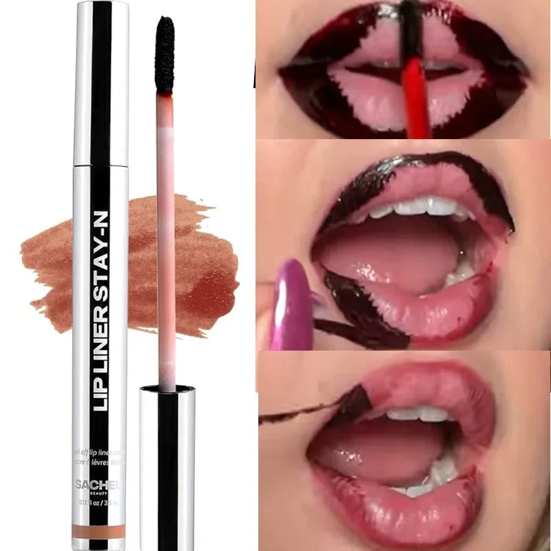 New Highly Pigmented Lip Liner Tattoo Matte Peel Off Enhance Lips Lip Liner Lasting Lip Stain Waterproof Transfer-proof Lipstick