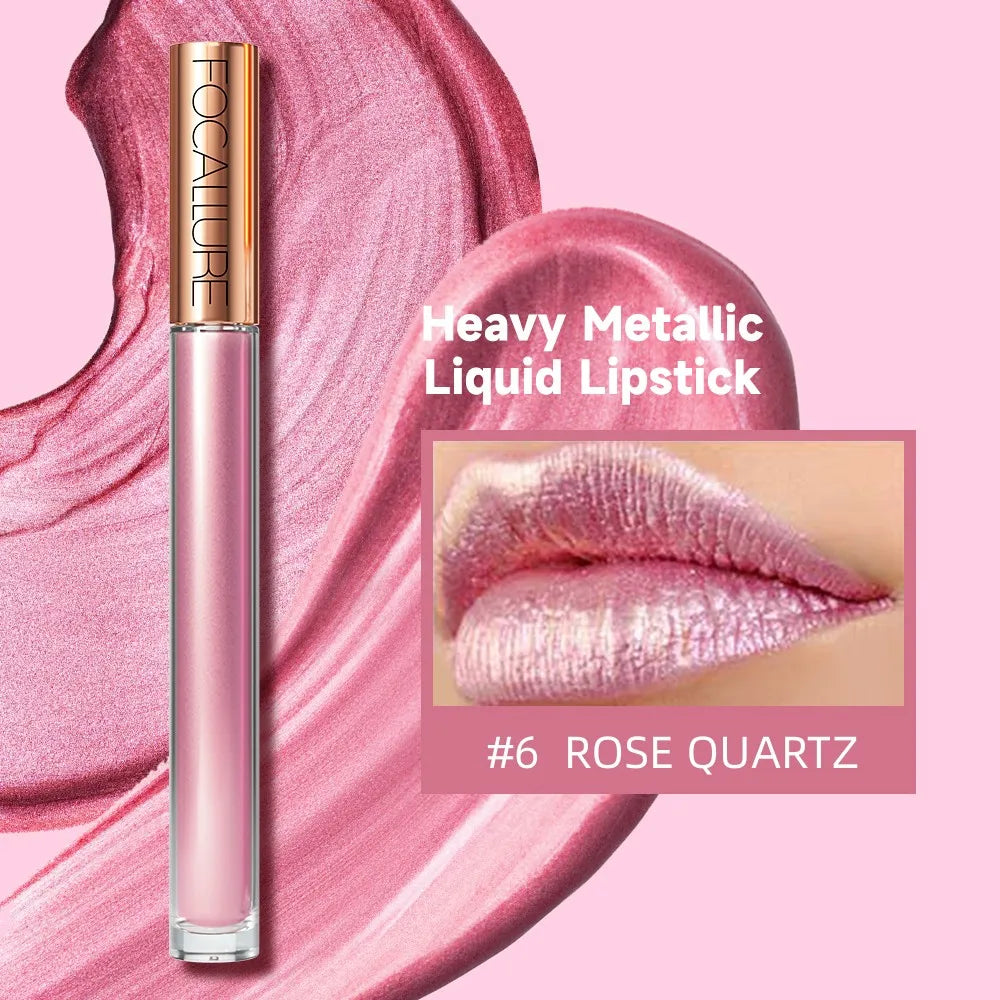 FOCALLURE 12 Color Chameleon Lip Gloss Shiny Matte Long Lasting Bright Moisturizing Liquid Lipstick Beauty Lips Makeup Cosmetics