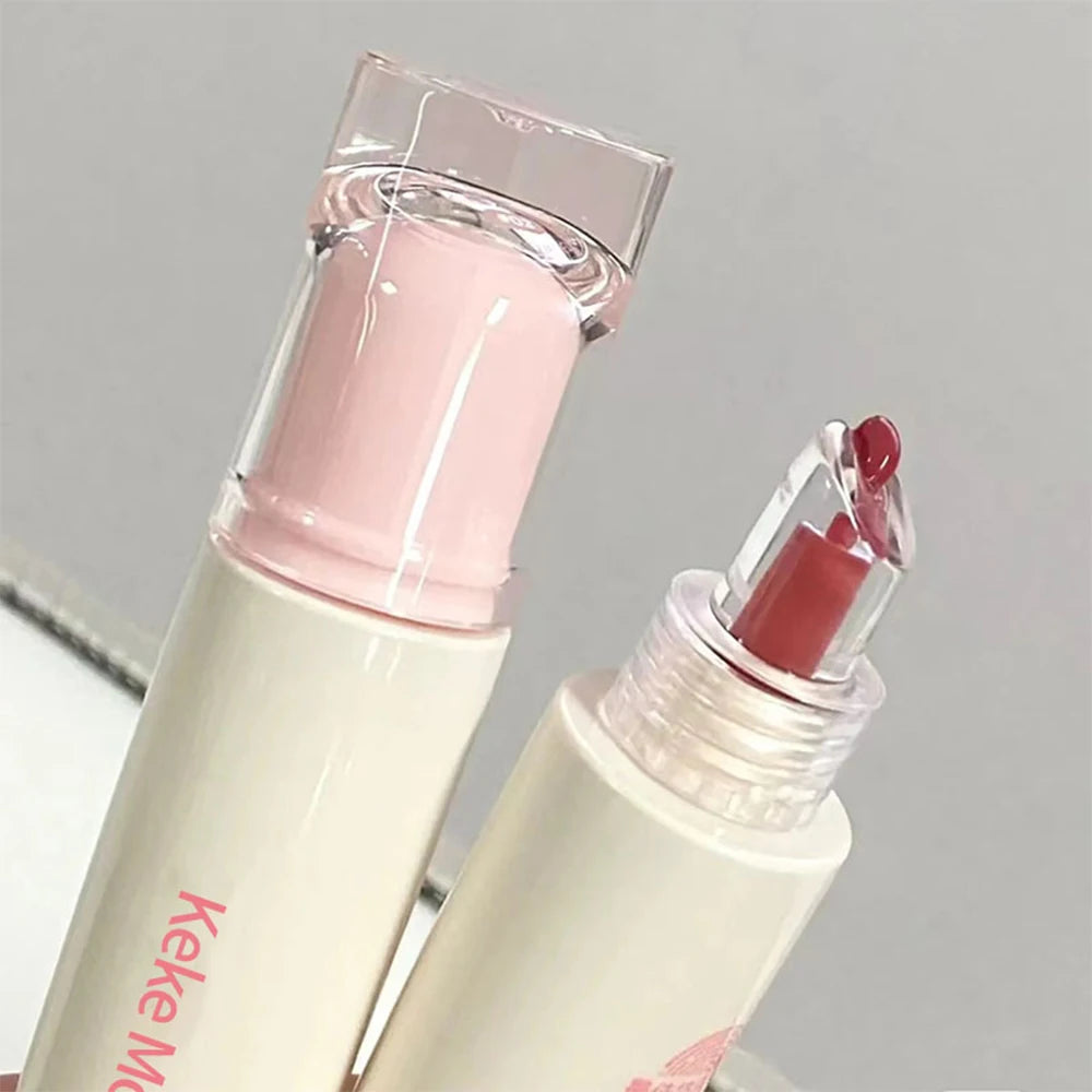 4 Colors Water Mirror Lip Gloss Moisturizing Nude Lipgloss Jelly Transparent Tube Liquid Lipstick Long Lasting Makeup Cosmetics