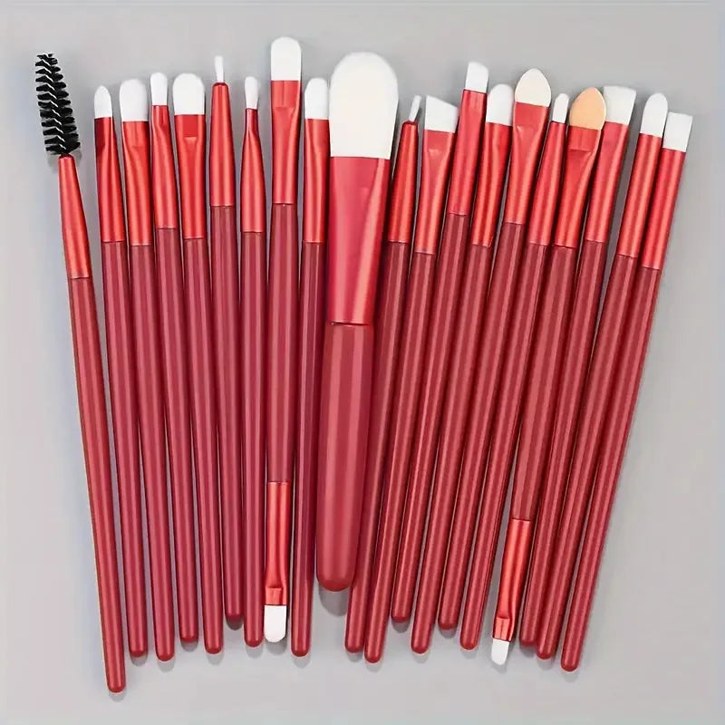 20PCS Makeup Brushes Set for Cosmetics Foundation Blush Powder Eyeshadow Kabuki Blending Brush With Powder Puff  Beauty Tools