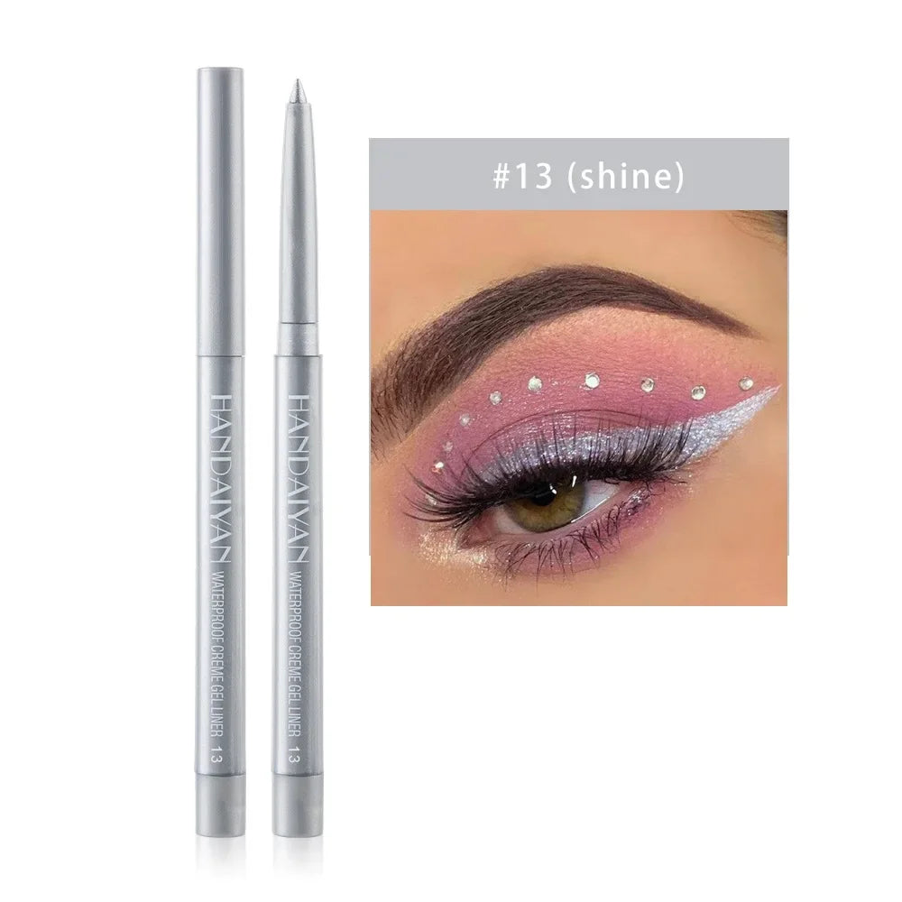 Sexy Purple Waterproof Matte Eye Cosmetics EyeLiner Pencil Long Lasting Women Fashion Pink Black Eye Charming Eye Liner Pencil